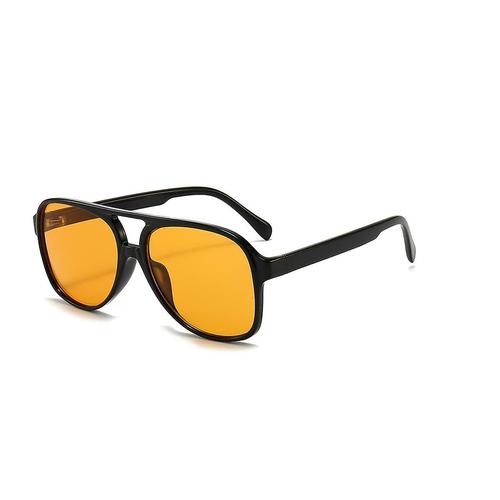 Lunette cheap aviateur jaune